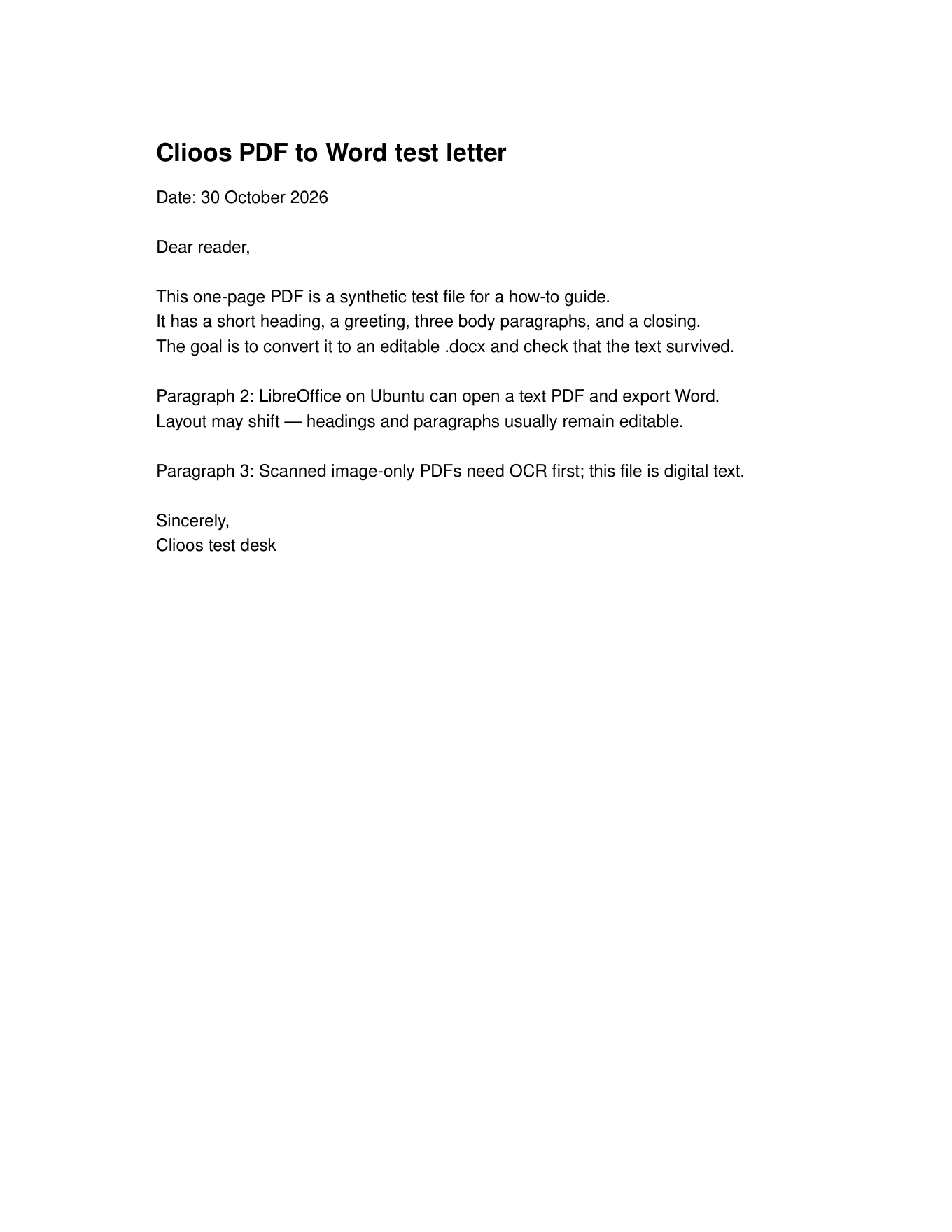 DOCX from LibreOffice shown as a PDF preview of the Word file